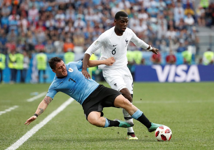 France beat Uruguay 2-0 to reach semi-finals