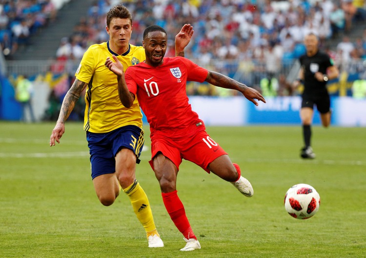 England move into semi-finals after 2-0 win over Sweden
