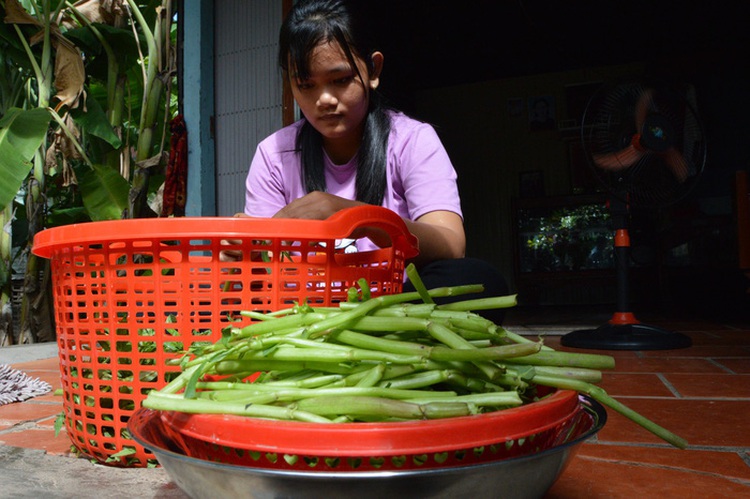 Vietnamese schoolgirl with heart condition fends for herself at home alone
