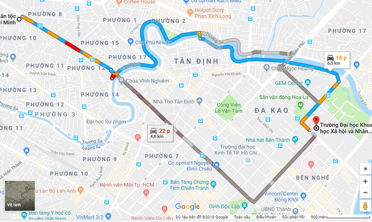Google Maps debuts motorcycle mode in Vietnam