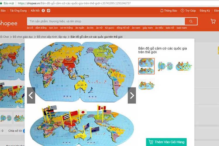 Toys showing illicit ‘9-dash line’ removed from e-commerce site in Vietnam