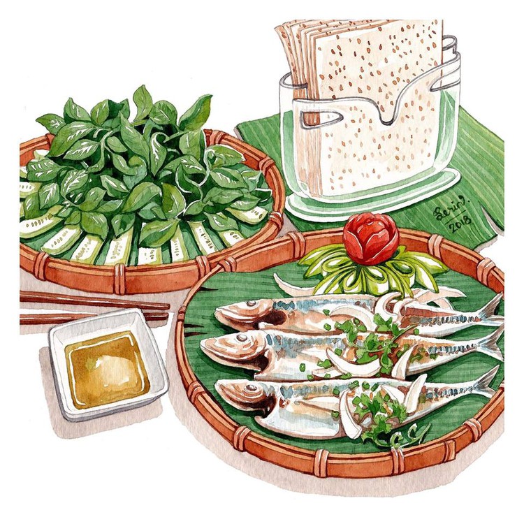 ​Young Vietnamese artist ‘cooks’ with colored pens