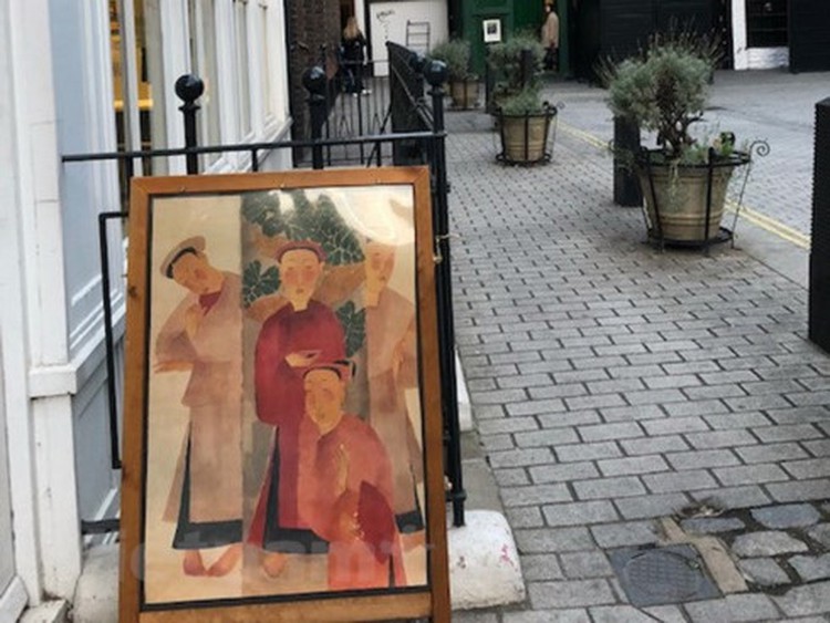 Artworks by late famous Vietnamese painters on display at London exhibition