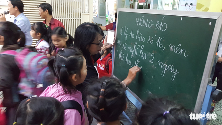 Students may get days off as Ho Chi Minh City brace for tropical depression