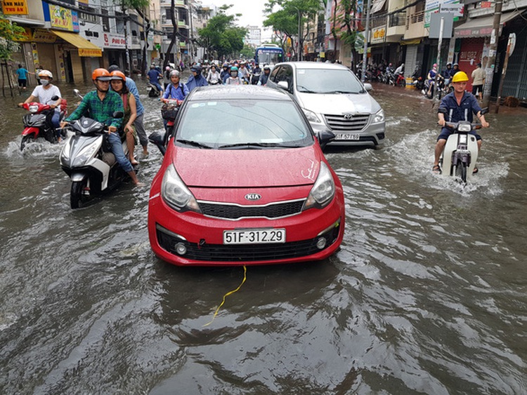 Nightmare for residents as Ho Chi Minh City hit by historic rain
