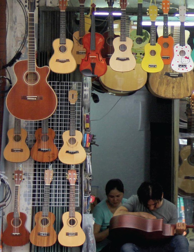 In Ho Chi Minh City, there’s a music street called Nguyen Thien Thuat