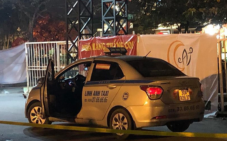 20-yo suspect captured for fatally cutting throat of taxi driver in Hanoi