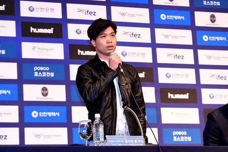 Vietnamese star striker Nguyen Cong Phuong introduced at Korean club Incheon United