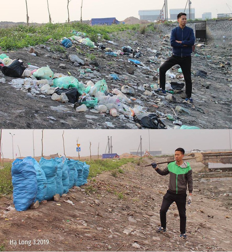 Vietnamese youth take on #Trashtag Challenge