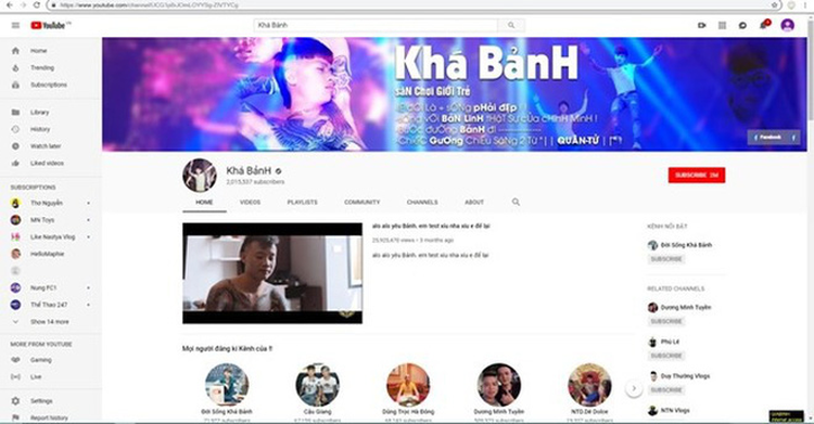 YouTube shuts down popular channel of Vietnamese ‘thug’ after backlash