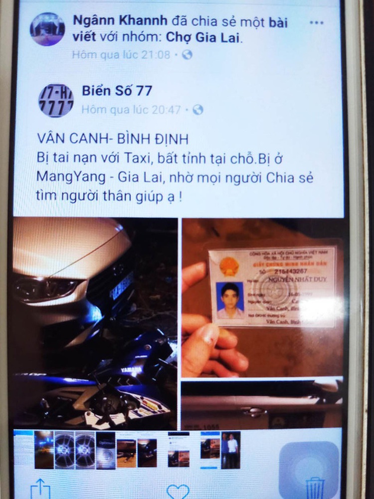 Vietnamese man stages ‘accident’ with parked taxi for Facebook likes