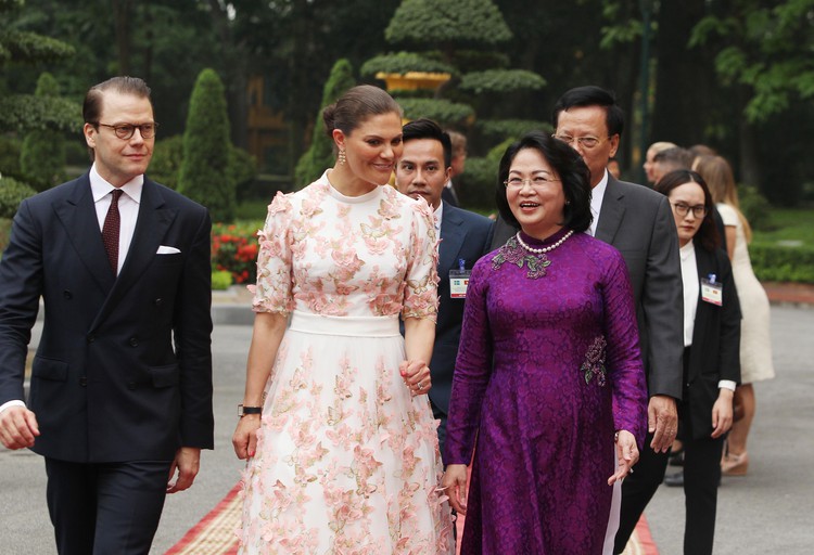 Vietnamese vice-president, Swedish crown princess talk measures to boost bilateral ties