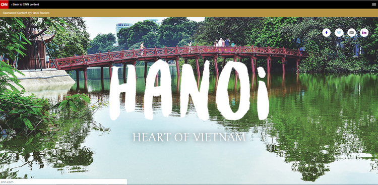 Hanoi signs new five-year tourism ad deal with CNN