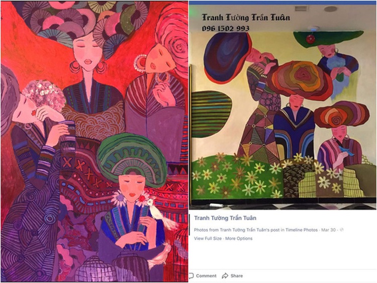 In Vietnam, murals feature copied paintings without artists’ consent