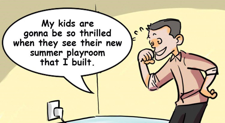 Cartoon: Plugged-in parenting