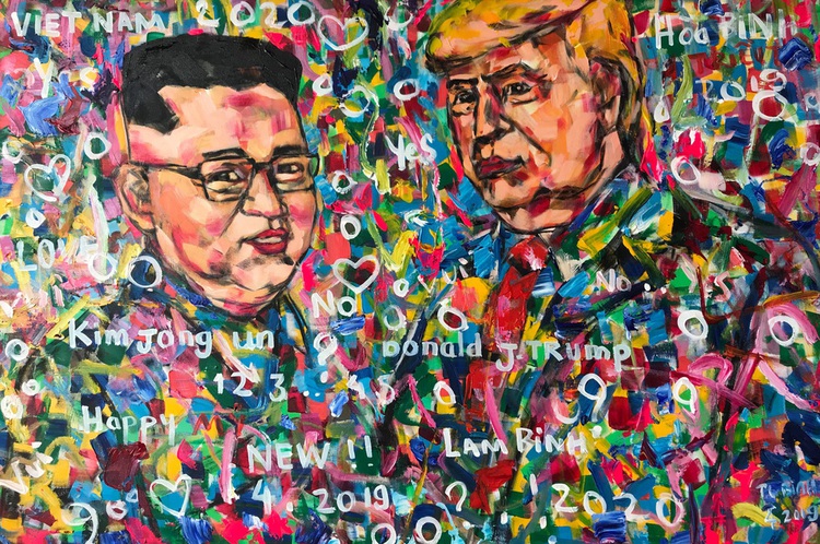 Vietnamese artist to showcase part of 50-piece collection of Trump portraits in Florence exhibition