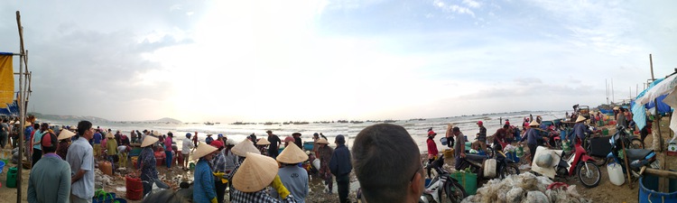 In this Vietnamese fishing village, seashells are really sold by the seashore