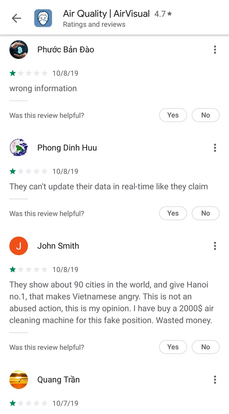 Vietnam teacher apologizes after igniting smear campaign against AirVisual