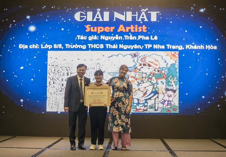 Super Artist created by Vietnamese 8th grader to help fight climate change