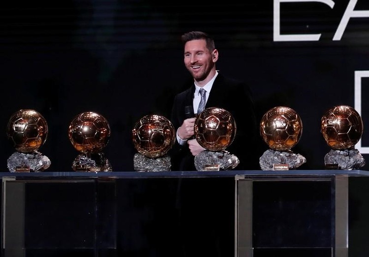 Messi claims record sixth Ballon d'Or, Rapinoe wins women's award
