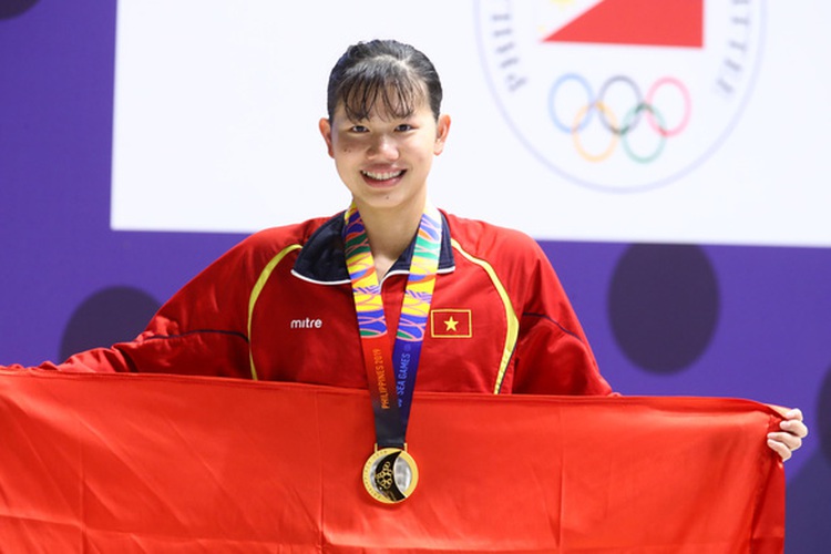 Vietnam’s swimmer Nguyen Thi Anh Vien adjudged Female Mega Athlete at SEA Games