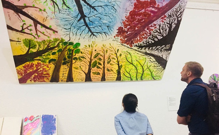 Woman uses art to raises mental health awareness in Vietnam