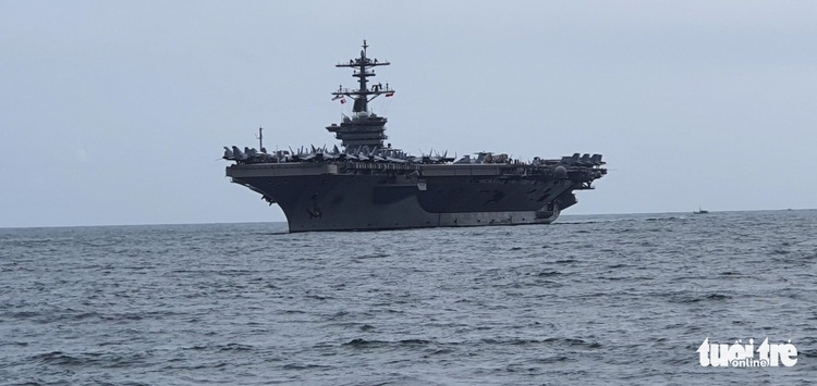 Aircraft carrier USS Theodore Roosevelt visits Da Nang
