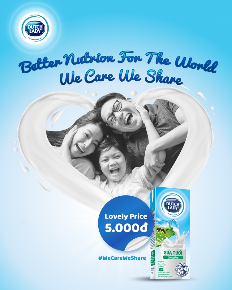 Dutch Lady – a pioneer in sharing difficulties with consumers