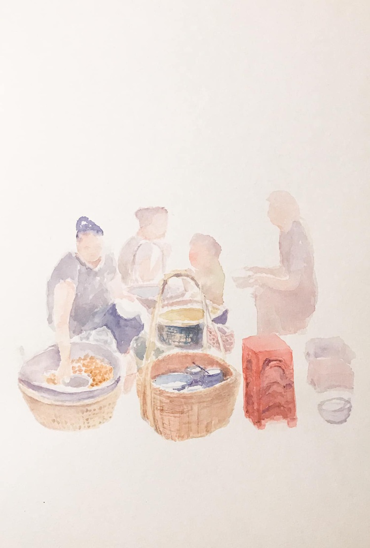 Social distancing life in Vietnam through citizens' sketches