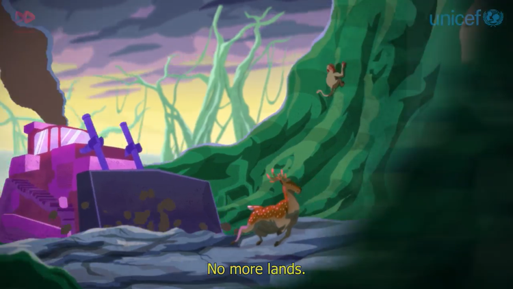 UNICEF turns Vietnamese child’s superhero story into cartoon animation for Earth Day