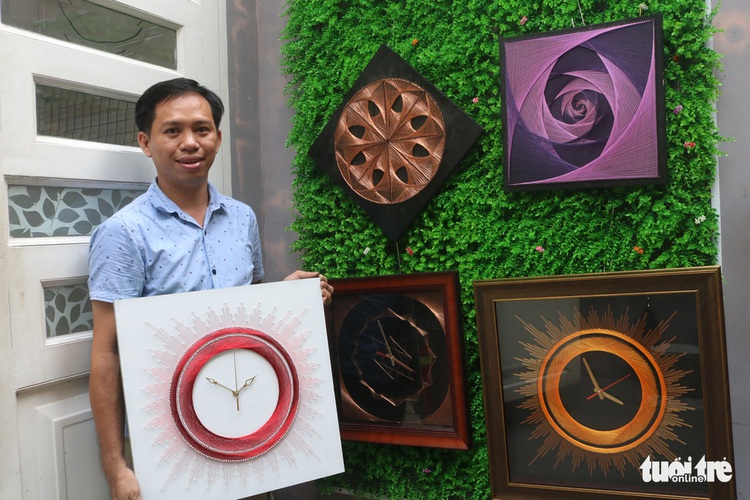 Vietnamese man teaches himself string art