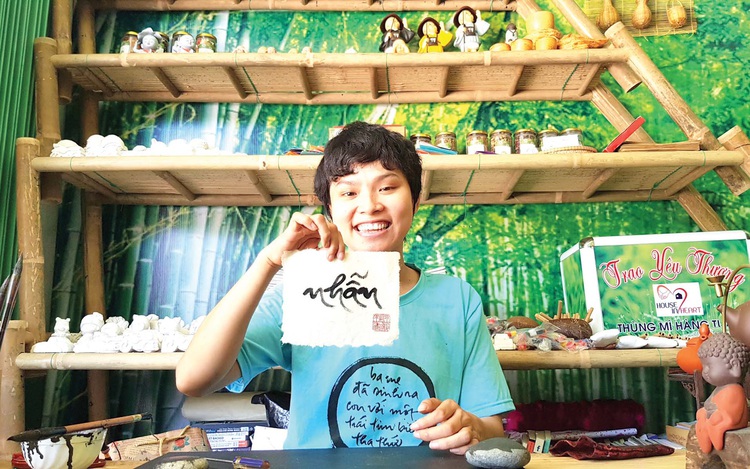 The soul-healing spot of a disabled Vietnamese woman