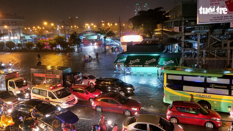 Historic downpour sinks many parts of Ho Chi Minh City