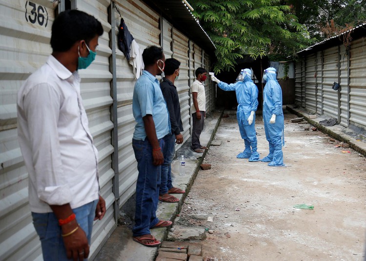 India reports global daily record of new coronavirus cases