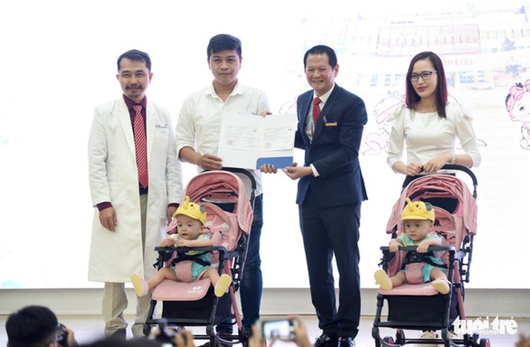 Conjoined twin separation surgery sets Vietnam record