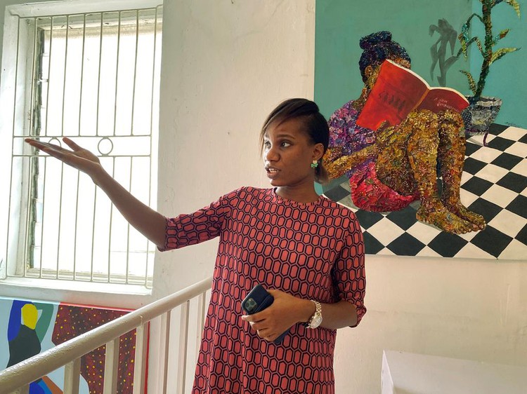 Cut from the same cloth, Nigerian waste fabric becomes art