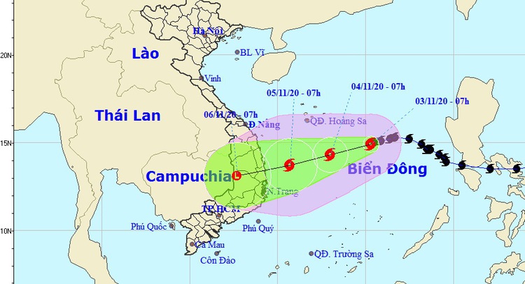 Storm Goni to make landfall in south-central Vietnam this week