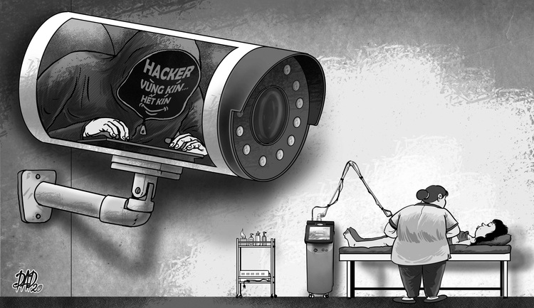 Sensitive CCTV footage of customers at Hanoi spas sold online