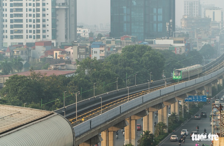 Hanoi’s Cat Linh-Ha Dong urban rail line begins test run