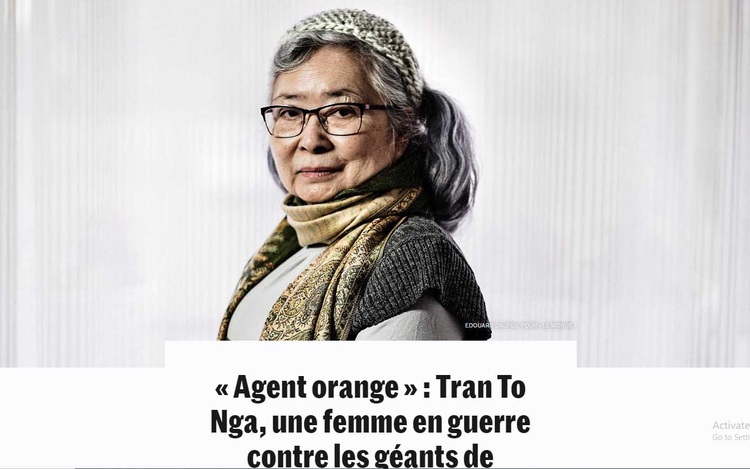 Vietnamese-French woman fights US chemical firms for justice for Agent Orange victims