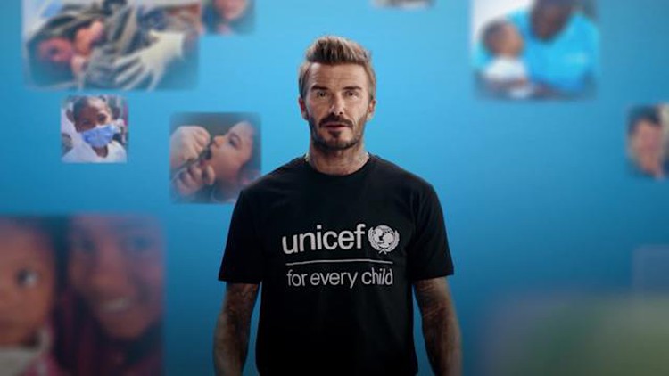 UNICEF Goodwill Ambassador David Beckham leads global vaccination drive during World Immunization Week