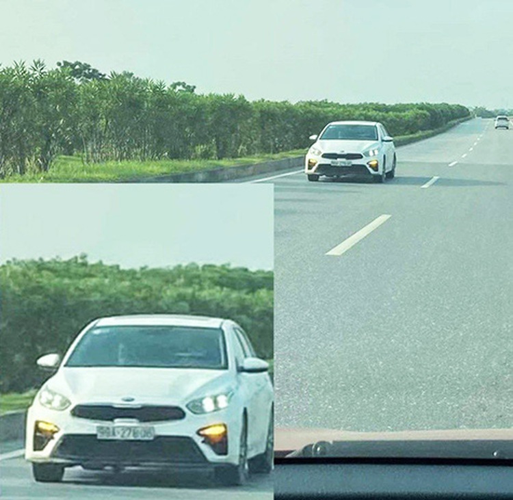 Driver, car owner heavily fined after wrong-way driving on expressway in northern Vietnam