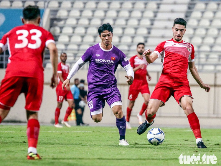 Vietnam draw against Jordan in World Cup qualifier preparation match