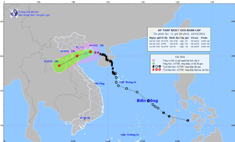 Storm Lionrock weakens into depression, heads to Vietnam