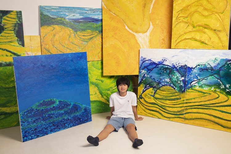 Meet Xeo Chu, the art prodigy representing Vietnam at Expo Dubai 2021