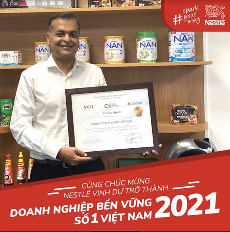 Nestlé named best place to work in Vietnam in 2021