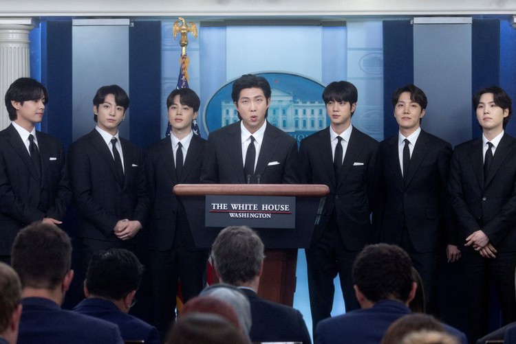K-pop supergroup BTS meets Biden, speaks at White House