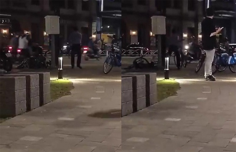 Video shows man throwing away public bicycles in Ho Chi Minh City