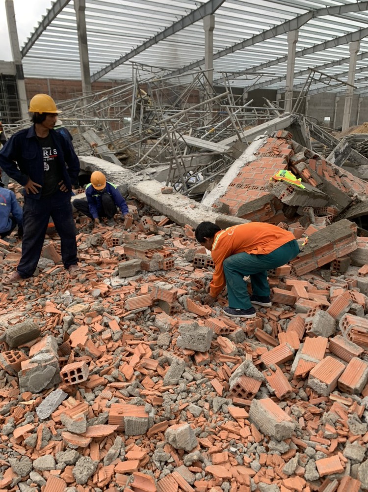 Taiwan factory wall collapses, killing at least five in south-central Vietnam