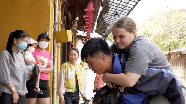 Tourists take boat tours in Vietnam’s flooded Hoi An Ancient Town